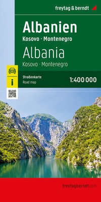 Abbildung von: Albanien, Straßenkarte 1:400.000, freytag & berndt - Freytag-Berndt und ARTARIA