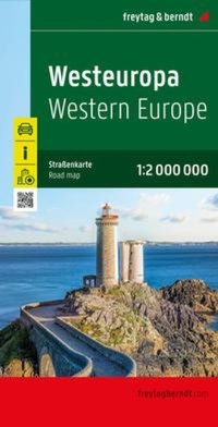 Abbildung von: Westeuropa, Straßenkarte 1:2.000.000, freytag & berndt - Freytag-Berndt und ARTARIA