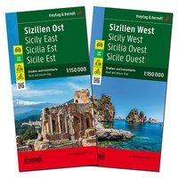 Abbildung von: Sizilien, Straßenkarten-Set 1:150.000, freytag & berndt - Freytag-Berndt und ARTARIA