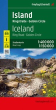 Cover: Island, Stra&szlig;enkarte 1:400.000, freytag & berndt - KOMPASS freytag und berndt