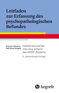 Abbildung von: Leitfaden zur Erfassung des psychopathologischen Befundes - Hogrefe