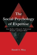 Cover: The Social Psychology of Expertise - Psychology Press Ltd