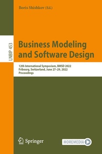 Enlarge image Cover: Business Modeling and Software Design - Springer