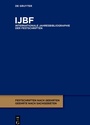 Cover: IJBF / 2022 - De Gruyter