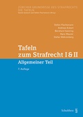 Cover: Tafeln zum Strafrecht I & II - Schulthess Juristische Medien