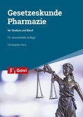 Cover: Gesetzeskunde Pharmazie - Avoxa - Mediengruppe Deutscher Apotheker