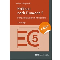 Abbildung von: Holzbau nach Eurocode 5 - E-Book (PDF) mit Formelsammlung - Rudolf Müller Verlag
