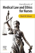 Cover: Handbook of Medical Law and Ethics for Nurses - Elsevier