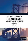 Cover: Advances in Urban Engineering and Management Science Volume 1 - CRC Press