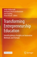 Cover: Transforming Entrepreneurship Education - Springer