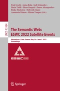 Cover: The Semantic Web: ESWC 2022 Satellite Events - Springer