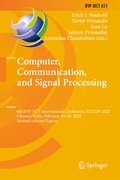 Cover: Computer, Communication, and Signal Processing - Springer