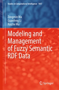 Enlarge image Cover: Modeling and Management of Fuzzy Semantic RDF Data - Springer