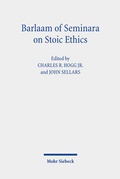 Cover: Barlaam of Seminara on Stoic Ethics - Mohr Siebeck