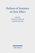Cover: Barlaam of Seminara on Stoic Ethics - Mohr Siebeck