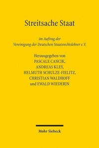 Abbildung von: Streitsache Staat - Mohr Siebeck