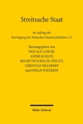 Cover: Streitsache Staat - Mohr Siebeck