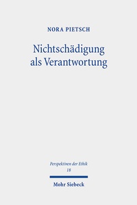 Abbildung von: Nichtschädigung als Verantwortung - Mohr Siebeck