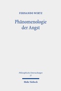 Bild: Ph&auml;nomenologie der Angst - Mohr Siebeck