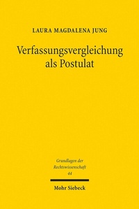 Abbildung von: Verfassungsvergleichung als Postulat - Mohr Siebeck