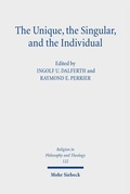 Cover: The Unique, the Singular, and the Individual - Mohr Siebeck