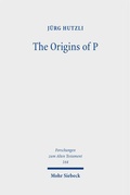 Cover: The Origins of P - Mohr Siebeck