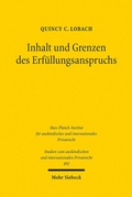 Abbildung von: Inhalt und Grenzen des Erfüllungsanspruchs - Mohr Siebeck