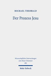 Abbildung von: Der Prozess Jesu - Mohr Siebeck
