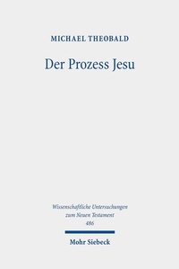 Abbildung von: Der Prozess Jesu - Mohr Siebeck