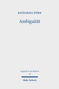 Cover: Ambiguit&auml;t - Mohr Siebeck