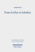 Cover: From Scribes to Scholars - Mohr Siebeck