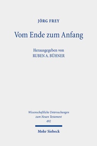 Abbildung von: Vom Ende zum Anfang - Mohr Siebeck