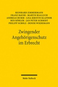 Abbildung von: Zwingender Angehoerigenschutz im Erbrecht - Mohr Siebeck