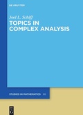 Cover: Topics in Complex Analysis - De Gruyter