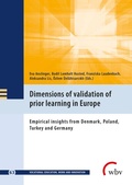Cover: Dimensions of validation of prior learning in Europe - wbv Media