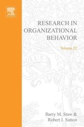 Cover: Research in Organizational Behavior - Elsevier