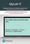 Cover: Your Office Excel 2021 -- MyLab IT with Pearson eText + Print Combo Access Code - Pearson Education (US)