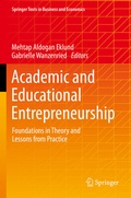 Cover: Academic and Educational Entrepreneurship - Springer
