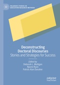 Cover: Deconstructing Doctoral Discourses - Palgrave Macmillan