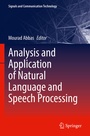Cover: Analysis and Application of Natural Language and Speech Processing - Springer