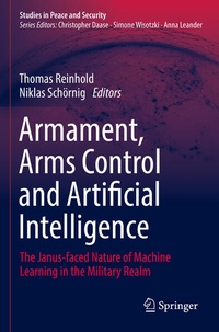 Enlarge image Cover: Armament, Arms Control and Artificial Intelligence - Springer