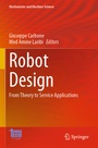 Cover: Robot Design - Springer