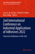 Cover: 2nd International Conference on Industrial Applications of Adhesives 2022 - Springer