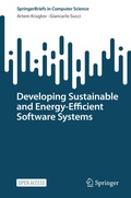 Cover: Developing Sustainable and Energy-Efficient Software Systems - Springer
