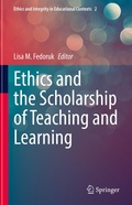 Cover: Ethics and the Scholarship of Teaching and Learning - Springer