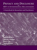 Cover: Privacy and Disclosure of Hiv in interpersonal Relationships - Routledge