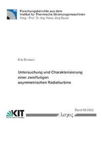 Abbildung von: Untersuchung und Charakterisierung einer zweiflutigen asymmetrischen Radialturbine - Logos Berlin