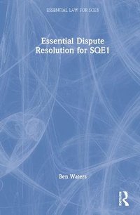Abbildung von: Essential Dispute Resolution for SQE1 - Routledge