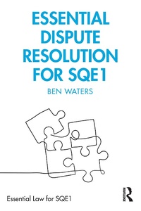 Abbildung von: Essential Dispute Resolution for SQE1 - Routledge