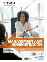 Enlarge image Cover: Management and Administration T Level: Core - Hodder Education
